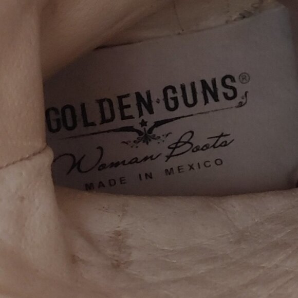 Golden Guns Quilted Cowboy Boots - NEW - Picture 8 of 8